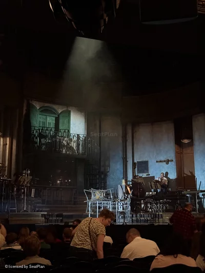 Lyric Theatre Stalls P23 view from seat photo