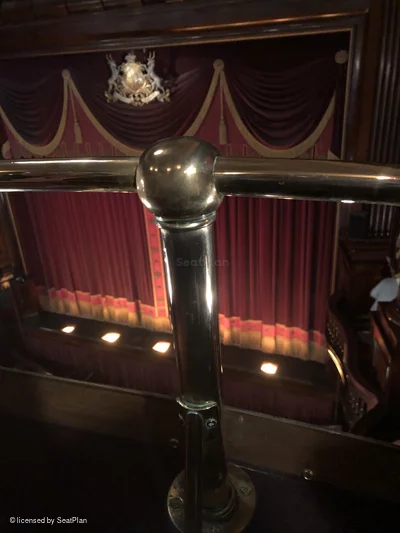 St Martin's Theatre Upper Circle A19 view from seat photo