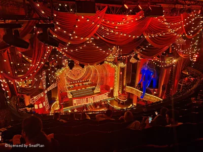 Piccadilly Theatre Grand Circle H28 view from seat photo