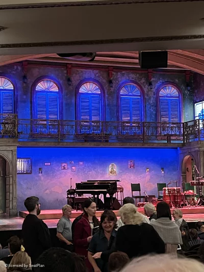 Gerald Schoenfeld Theatre Orchestra Q7 view from seat photo