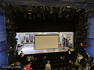 Hayes Theater Mezzanine A111 view from seat photo