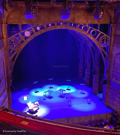 Palace Theatre Grand Circle D29 view from seat photo