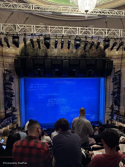 Neil Simon Theatre Mezzanine J108 view from seat photo