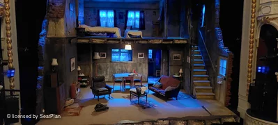 Ambassadors Theatre Circle A14 view from seat photo