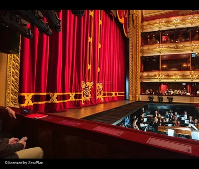 Royal Opera House Stalls Circle B10 view from seat photo