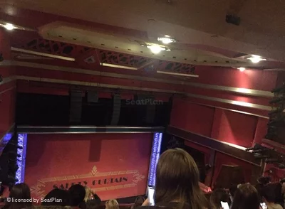 Adelphi Theatre Upper Circle F34 view from seat photo