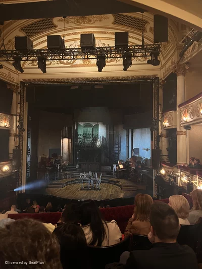 Lyric Theatre Dress Circle D9 view from seat photo