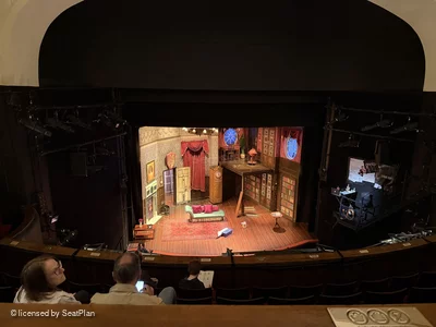 Duchess Theatre Dress Circle E14 view from seat photo