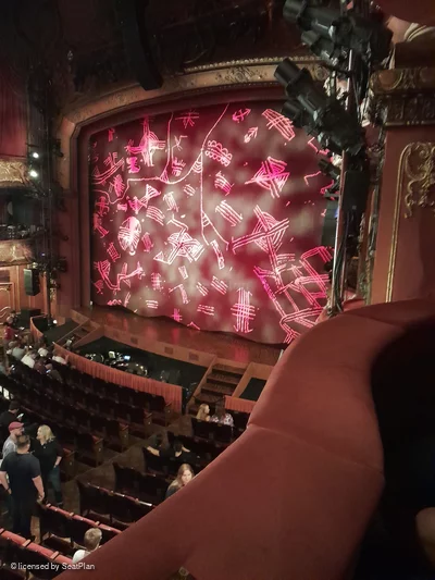 Lyceum Theatre Royal Circle AA4 view from seat photo