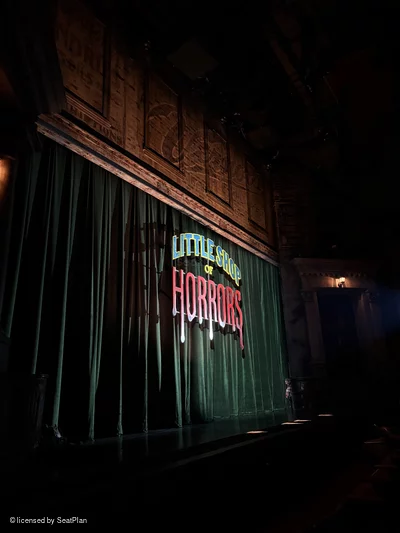 Westside Theatre Orchestra B7 view from seat photo