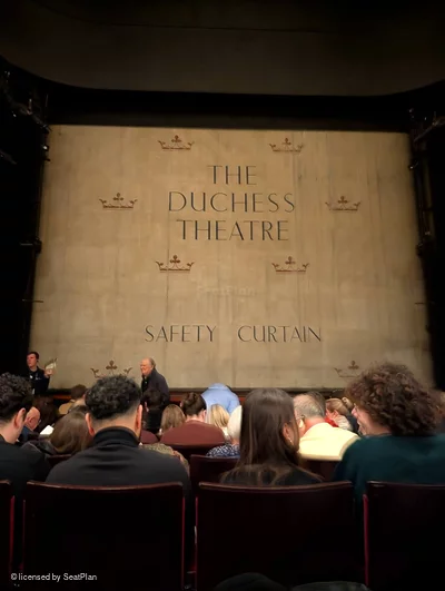 Duchess Theatre Stalls H15 view from seat photo