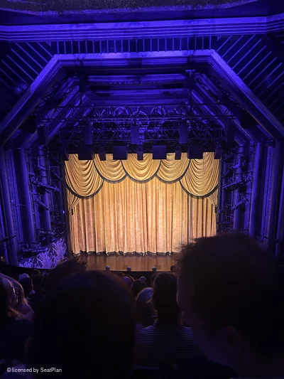 Trafalgar Theatre Dress Circle J6 view from seat photo