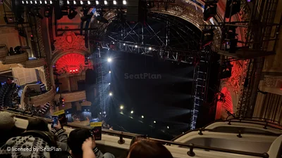 Palace Theatre Balcony C28 view from seat photo