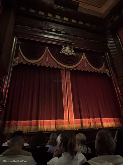 St Martin's Theatre Stalls F6 view from seat photo