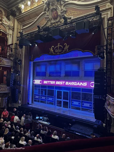 King's Theatre Glasgow Grand Circle A6 view from seat photo
