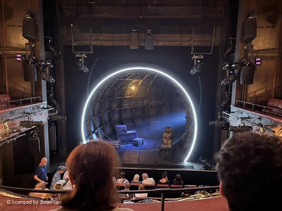 Royal Court Theatre Circle B10 view from seat photo