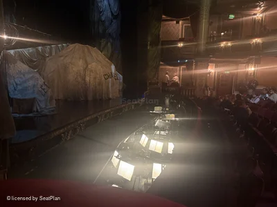 His Majesty's Theatre Stalls BB1 view from seat photo