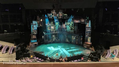 National Theatre - Olivier Circle B37 view from seat photo