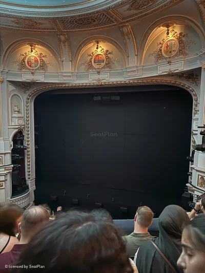 Ambassadors Theatre Circle D3 view from seat photo