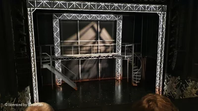 Trafalgar Theatre Dress Circle B19 view from seat photo
