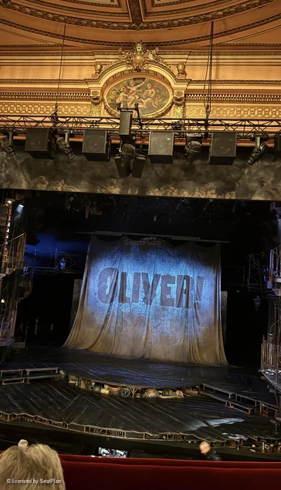 Gielgud Theatre Dress Circle B13 view from seat photo