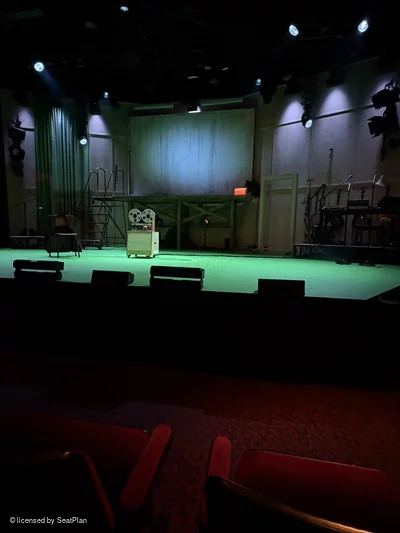 Lucille Lortel Theatre Orchestra B101 view from seat photo