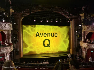 Shaftesbury Theatre Royal Circle C23 view from seat photo