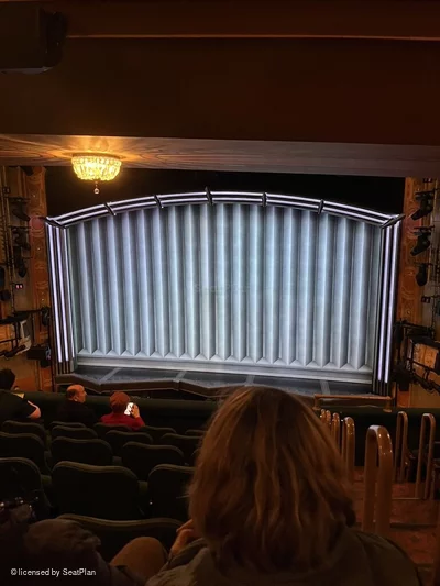 Shubert Theatre Mezzanine G101 view from seat photo