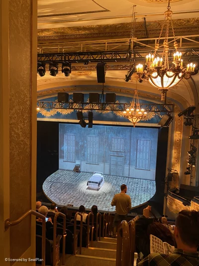 Gerald Schoenfeld Theatre Mezzanine J2 view from seat photo