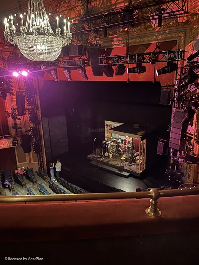 Longacre Theatre Balcony B19 view from seat photo