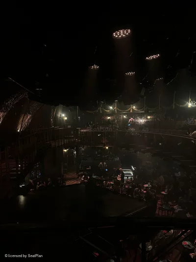 Hippodrome Casino Upper Level B38 view from seat photo