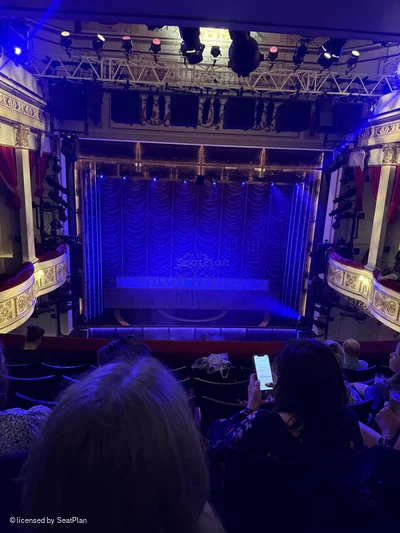 Vaudeville Theatre Dress Circle F7 view from seat photo