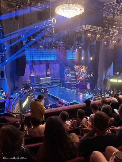 Broadhurst Theatre Mezzanine F25 view from seat photo