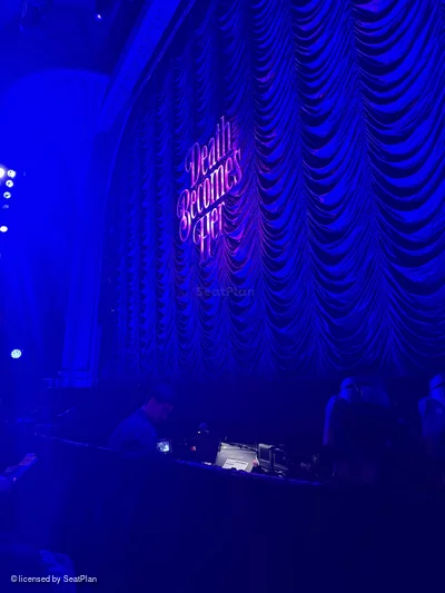 Lunt-Fontanne Theatre Orchestra B8 view from seat photo