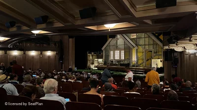 Booth Theatre Orchestra P12 view from seat photo