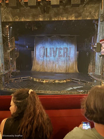 Gielgud Theatre Dress Circle B14 view from seat photo