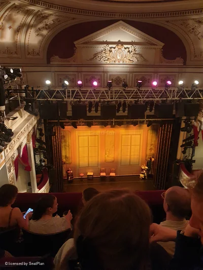 Vaudeville Theatre Upper Circle A6 view from seat photo
