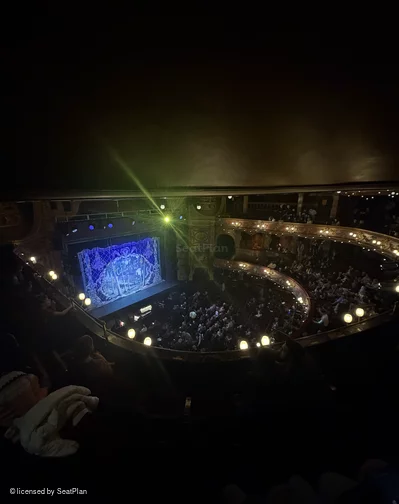 Hackney Empire Upper Circle D42 view from seat photo