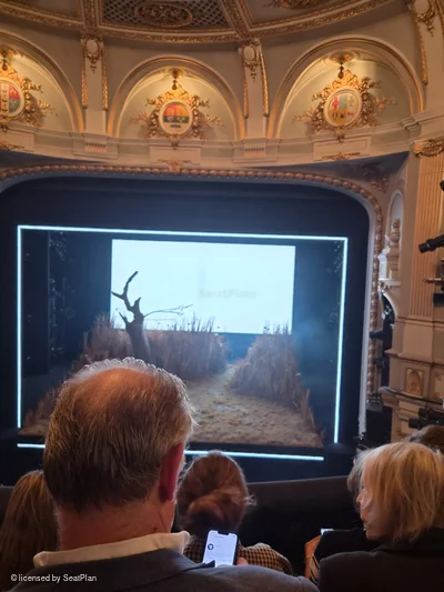 Ambassadors Theatre Circle C7 view from seat photo