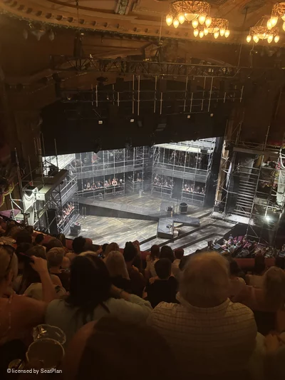 London Palladium Grand Circle H48 view from seat photo