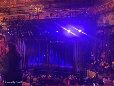 Lena Horne Theatre Rear Mezzanine F105 view from seat photo
