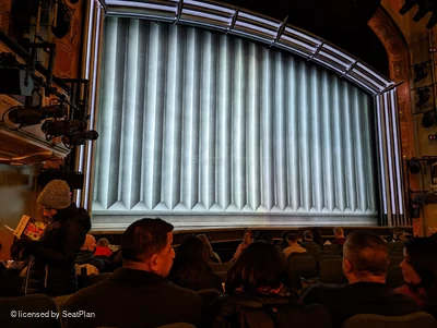Shubert Theatre Orchestra J9 view from seat photo