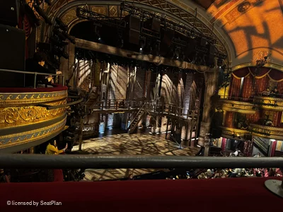 Richard Rodgers Theatre Front Mezzanine A27 view from seat photo