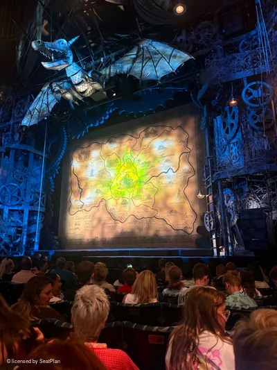 Apollo Victoria Theatre Stalls J15 view from seat photo