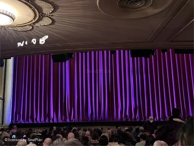 Music Box Theatre Orchestra N108 view from seat photo
