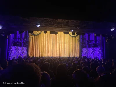 Trafalgar Theatre Stalls P16 view from seat photo
