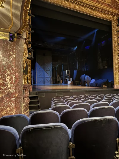 Theatre Royal Haymarket Stalls K22 view from seat photo