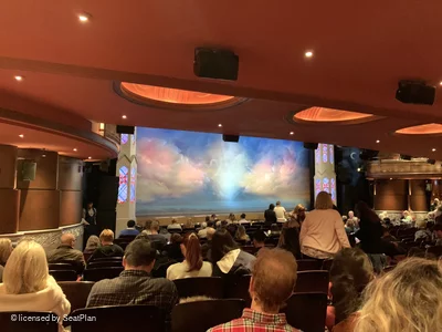 Prince of Wales Theatre Stalls S45 view from seat photo