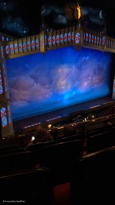 Prince of Wales Theatre Circle E39 view from seat photo