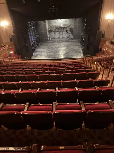 St James Theatre Mezzanine N103 view from seat photo